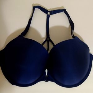 Victoria's Secret push up bra. 36DD. Cobalt blue.